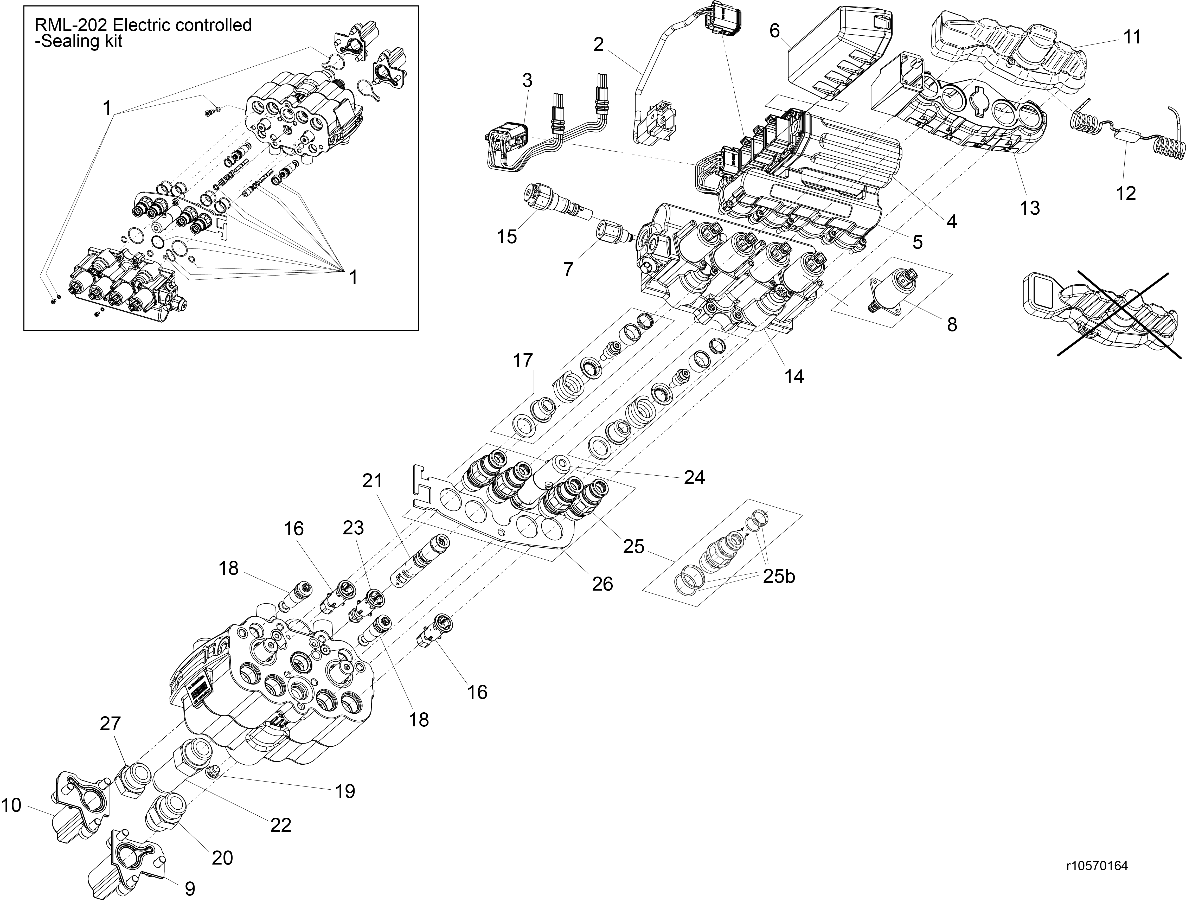 10570179 Ventil STM Easydrive LS Replaces 10570164, 10570011 