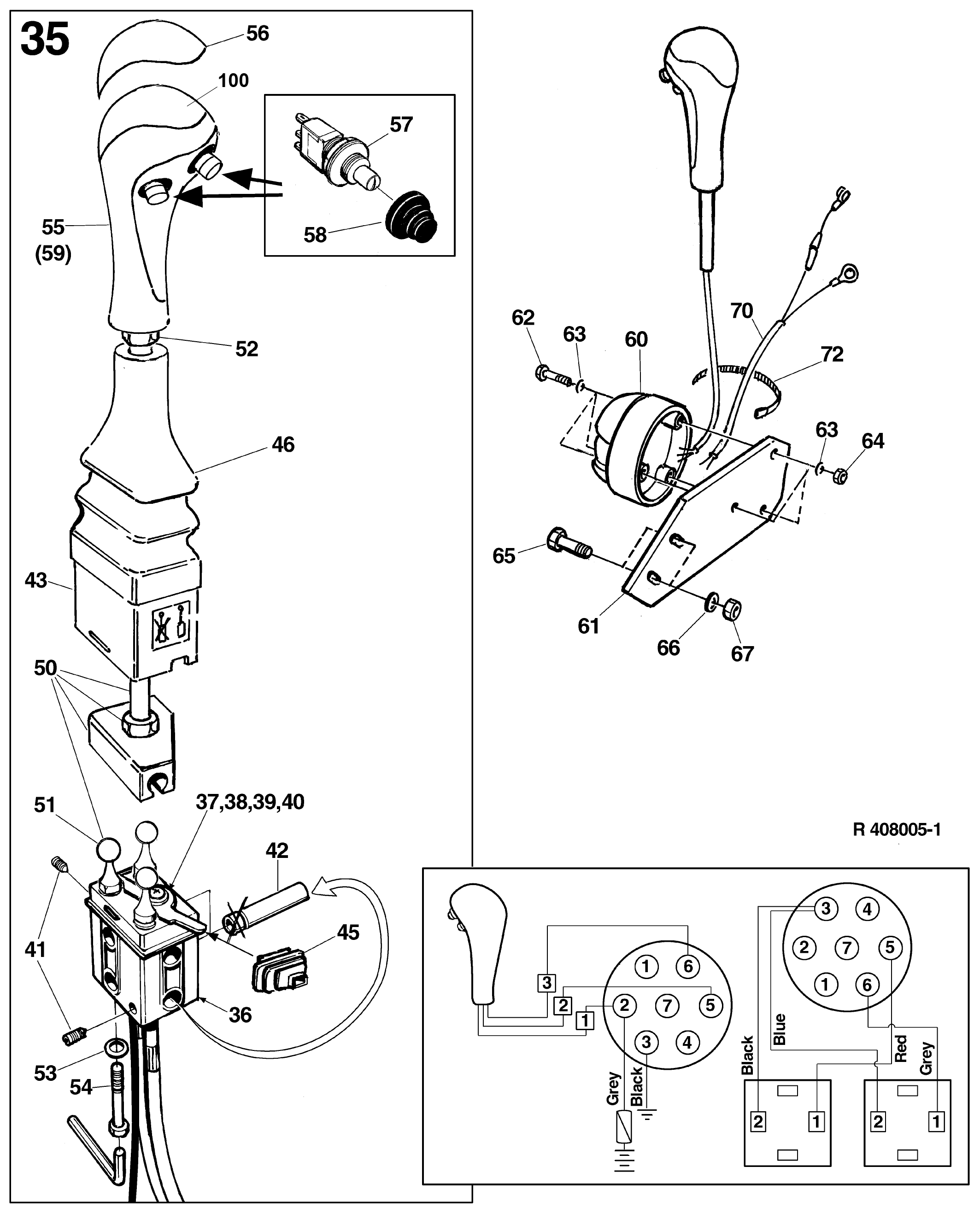 5020346 Mono-Griff MK3 - Quicke und Trima Original Ersatzteile