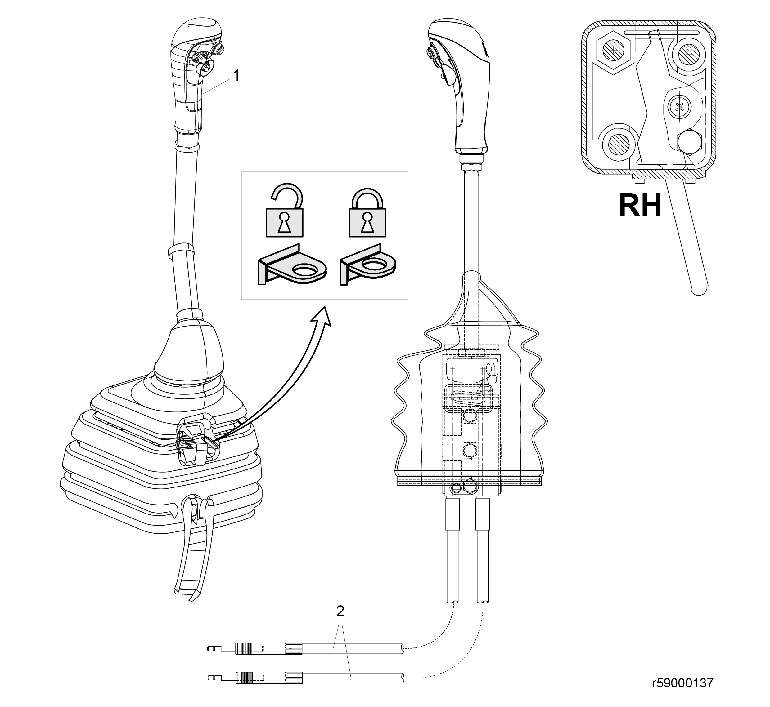 リリア　ページ 59000137 Lever kit - Quicke and Trima Original Spare Parts